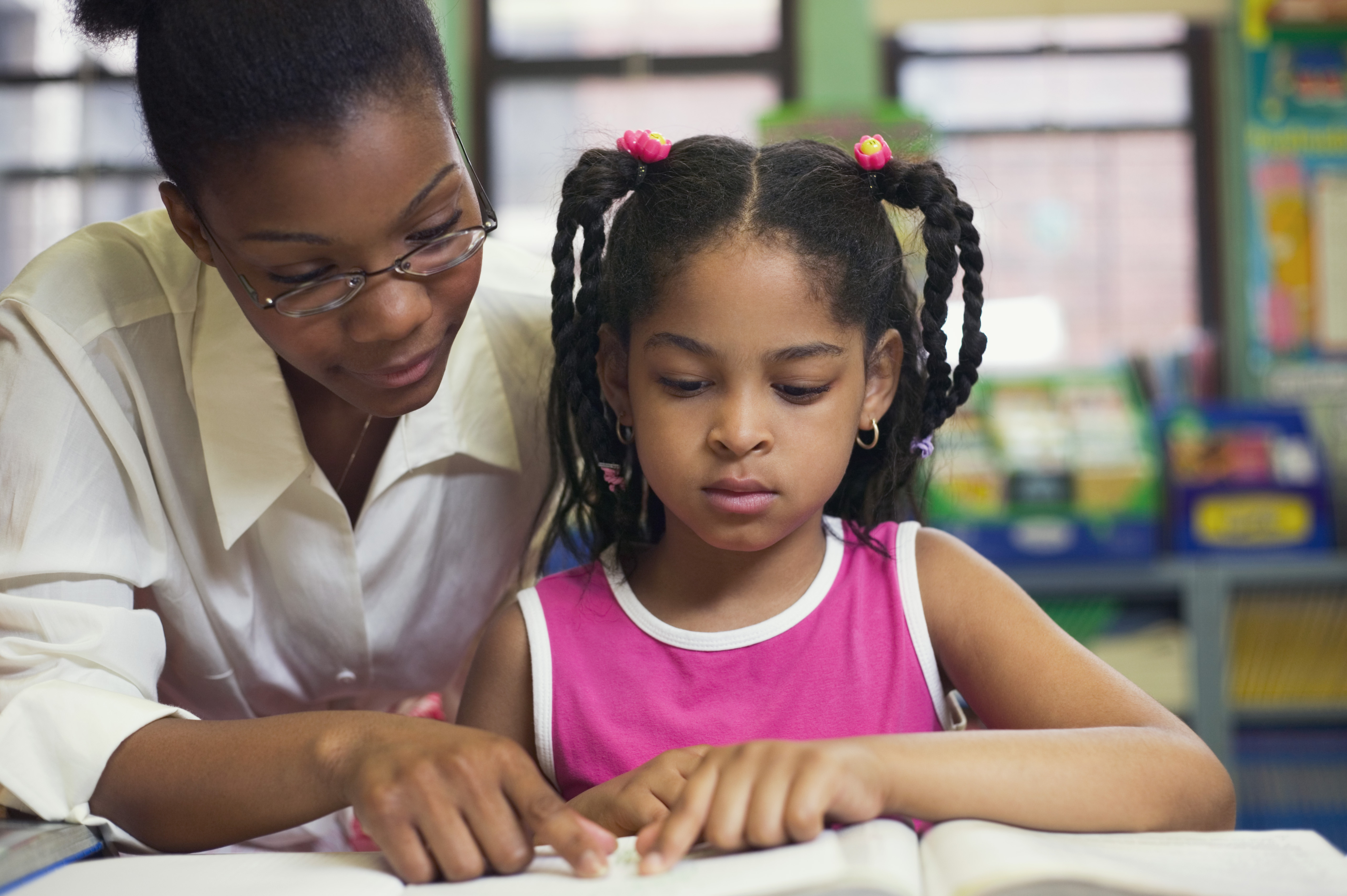 Decorative; Teacher Helping Child